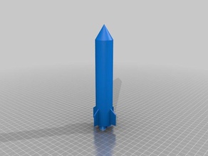 space rocket 3d printing 3d print model - Mito3D