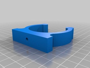 2 pollici tubo clip parti personalizzato 3d print model - Mito3D