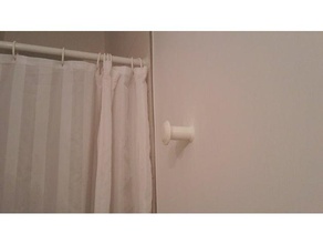 bathroom hanger hook towel holder wall mounted 3d print model - Mito3D
