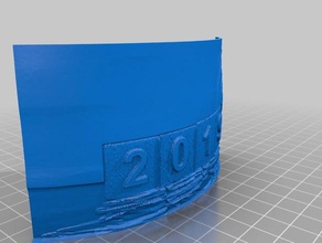felice 2019 lithophane art anno nuovo 3d print model - Mito3D