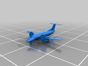 embraer 120 engineering airplane airplanes 3d print model - Mito3D