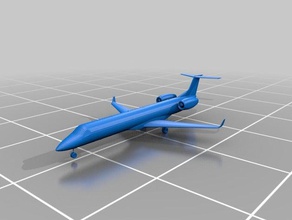 embraer 145 de la ingeniería avión 3d print model - Mito3D