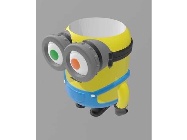 bob minion plein air jardin les minions de planteur 3D print model - Mito3D