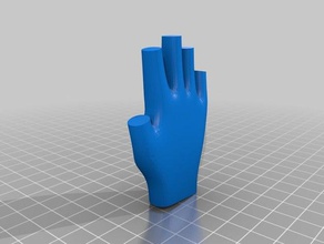 luva de mão traje roupas guantes humanos ropa 3d print model - Mito3D