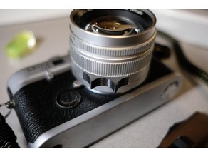 7artisans 50mm f11 en se concentrant onglet de la caméra leica notch 3d print model - Mito3D