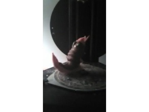animi worm 3d impressão monster rancher 3d print model - Mito3D