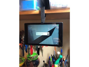 tablet shelf mount arm 3d print model - Mito3D