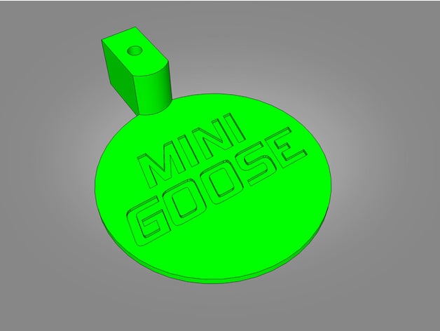 x-uav mini goose snow uhf antenna mount rc vehicles fpv xuav 3D print model - Mito3D