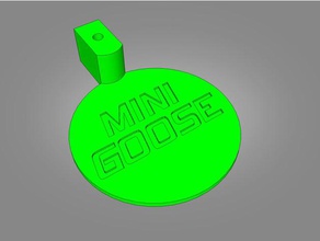 x-mini drone goose snow antenne uhf de montage rc des véhicules fpv xuav 3d print model - Mito3D