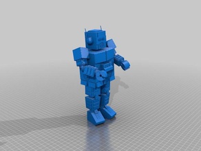 beastie boys intergalactic robot 187 modelo los robots escala ho 3d print model - Mito3D