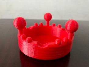 bubbles ashtray household 3d printing pla red smoker 3d print model - Mito3D