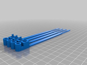 150mm Kabelbinder Teile angepasst 3d print model - Mito3D