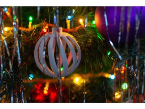 espiral de navidad chuchería decoración la adorno 3d print model - Mito3D