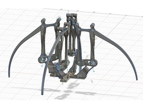 four-legged robot prototype robotics 3d print model - Mito3D