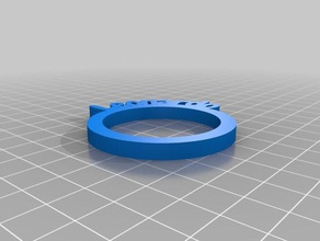 anéis de guardanapo leonardo a cozinha jantar personalizado 3d print model - Mito3D