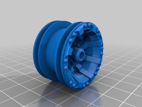 wpl 3d eight spoke v3 printing 3d print model - Mito3D