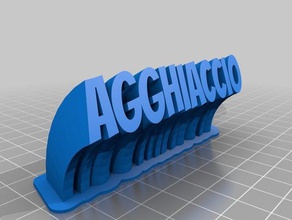 agghiaccio office customized 3d print model - Mito3D