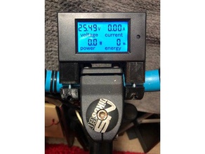 medidor de energia watt, o caixa e-bike esporte ao ar livre 100a 2321 65-100v elétrico guiador jaycar monte powertech qp-2321 wattmeter 3d print model - Mito3D