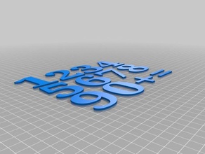 house numbers signs logos 3d print model - Mito3D