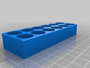 battery organizer 6x2xaa diy customized 3d print model - Mito3D