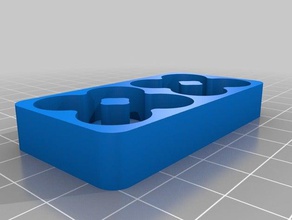 customized battery tray thicker base organization 3d print model - Mito3D