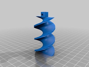 archimedes screw 30mm parts education engineering motor science stepper 3d print model - Mito3D