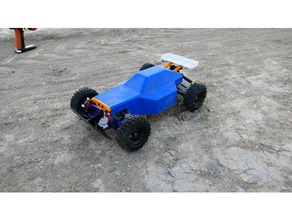 3d printed rc buggy version 2 rwd vehicles vehicle mrcrankyface radio control controlled truck car youtube 3d print model - Mito3D