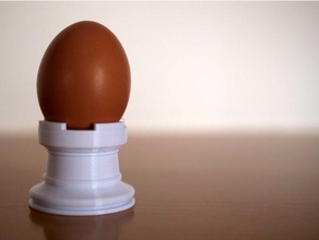 echecs tour coquetier cuisine à manger le petit-déjeuner échecs chiffres les œufs de la coupe du 3d print model - Mito3D