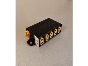 xt60 multi-connector-caixa eletrônica a distribuição de energia conector 3d print model - Mito3D