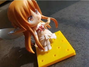 nendoroid base easy print toy game accessories anime figure goodsmile merchandise no support prusa i3 pvc remix replacement stand 3d print model - Mito3D