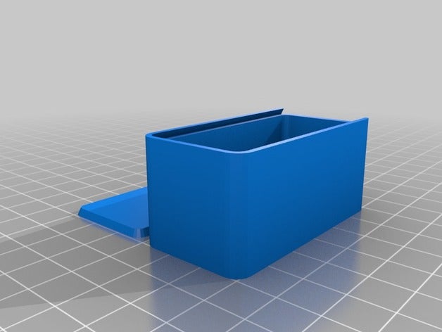 my customized parametric box sliding lid tool holders boxes 3D print model - Mito3D