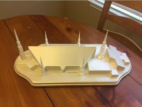 dallas temple de l'éclairage intérieur des remix sculptures l'église lds mormon 3d print model - Mito3D