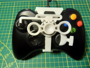 custom xbox 360 controller mini wheel video games cars controler microsoft miniwheel project 3d print model - Mito3D