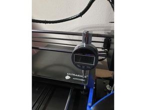 dial gauge holder anycubic i3 mega 3d printer accessories measure measurement tool messuhr 3d print model - Mito3D