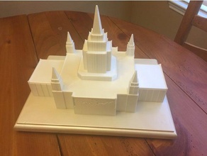 oakland temple internal lighting center portion sculptures church lds mormon 3d print model - Mito3D