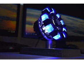 1 arc reaktörü mark hobi demir adam led lamba marvel tony stark 3d print model - Mito3D