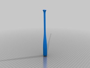 baseball bat 3d printing 3d print model - Mito3D