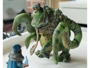 froghemoth criaturas dnd mini miniatura monster manual nsfw 3d print model - Mito3D