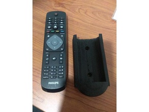philips remote controller holder - Organisation 3d print model - Mito3D