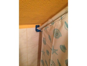 holder shower curtain bathroom 3d print model - Mito3D