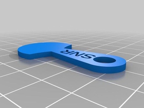 my customized shopping trolley token household supplies 3d print model - Mito3D