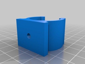 ultrafire lanterna clip partes personalizado 3d print model - Mito3D