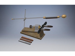 máquina de afiar facas rotary mecanismo 3d desenhos modelo da trituração mão as ferramentas balisong 3d print model - Mito3D