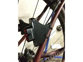 support e3-awol 3d printing bike light rearlight 3d print model - Mito3D