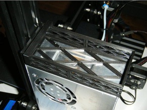ender 3 power supply mount basket 3d printer accessories 3d print model - Mito3D