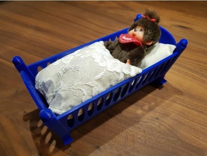 baby-Kinderbett andere Wiege doll 3d print model - Mito3D