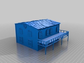 western house 3d stampa 3d print model - Mito3D