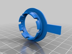 cue nokta çizgi klip Robotik 3d print model - Mito3D
