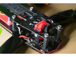 fatshark cmos 700 v2 u-Halterung r c Fahrzeuge Kamera-Halterung Drohne Drohnen-racing flitetest fpv Kamera mount frsky rotor riot spektrum tbs 3d print model - Mito3D