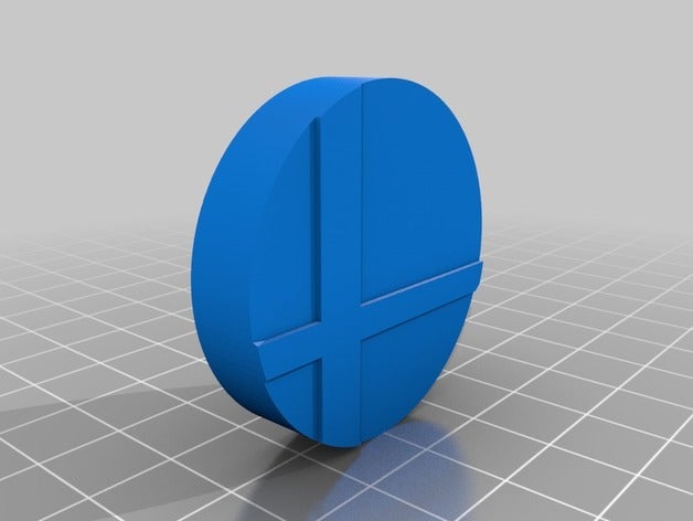 super smash bros de la moneda juegos video 3D print model - Mito3D